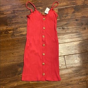 Forever 21 bodycon red dress